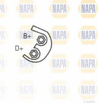 NAPA NAL1683 - Alternator autospares.lv