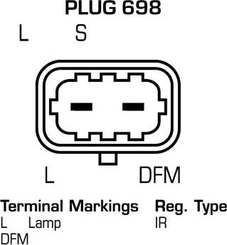 NAPA NAL1216 - Alternator autospares.lv