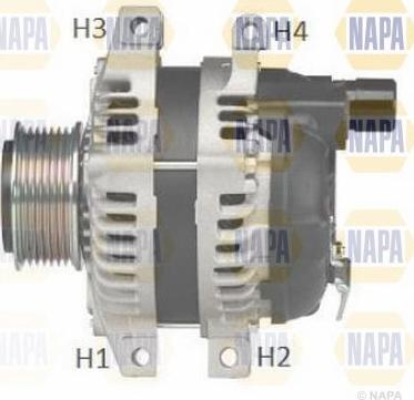 NAPA NAL1256 - Alternator autospares.lv