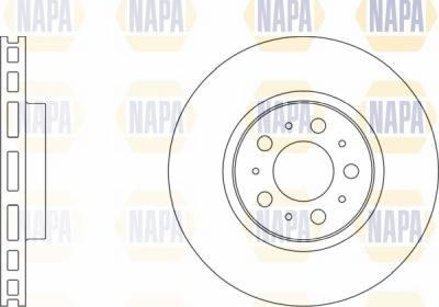 NAPA NBD5490 - Brake Disc autospares.lv