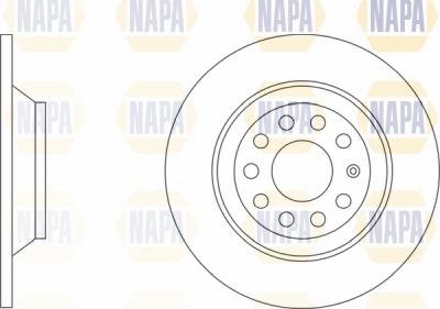 NAPA NBD5442 - Brake Disc autospares.lv