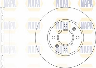 NAPA NBD5459 - Brake Disc autospares.lv