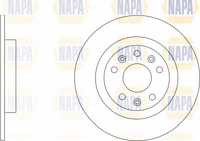 NAPA NBD5465 - Brake Disc autospares.lv