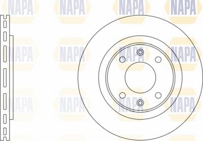 NAPA NBD5466 - Brake Disc autospares.lv