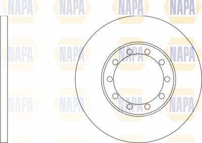 NAPA NBD5405 - Brake Disc autospares.lv