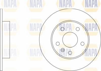 NAPA NBD5400 - Brake Disc autospares.lv