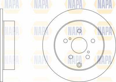 NAPA NBD5401 - Brake Disc autospares.lv