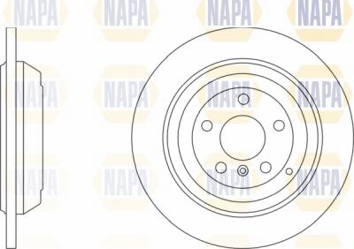 NAPA NBD5416 - Brake Disc autospares.lv