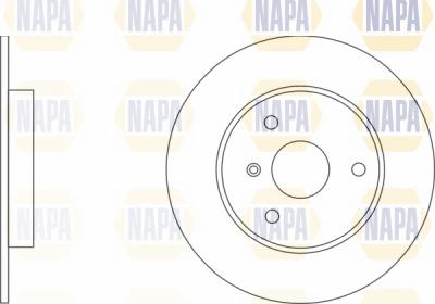 NAPA NBD5412 - Brake Disc autospares.lv