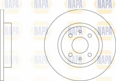 NAPA NBD5485 - Brake Disc autospares.lv