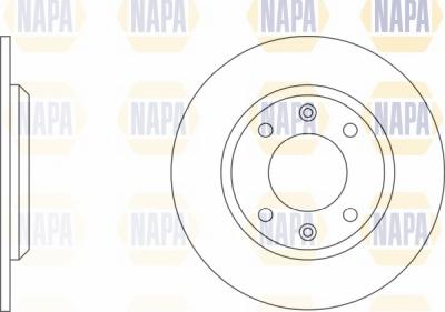 NAPA NBD5427 - Brake Disc autospares.lv