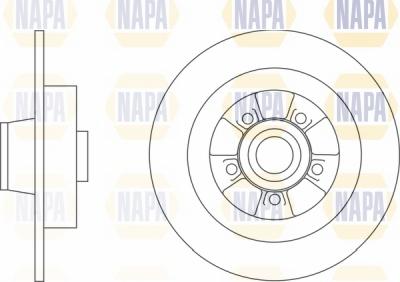 NAPA NBD5479 - Brake Disc autospares.lv