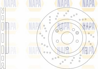 NAPA NBD5596 - Brake Disc autospares.lv