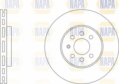 NAPA NBD5590 - Brake Disc autospares.lv