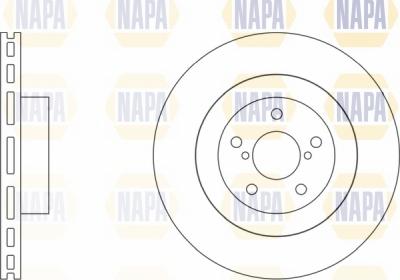 NAPA NBD5546 - Brake Disc autospares.lv