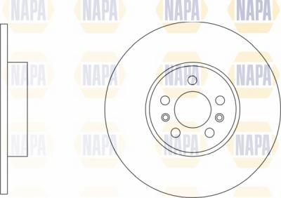 NAPA NBD5540 - Brake Disc autospares.lv