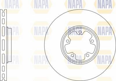 NAPA NBD5559 - Brake Disc autospares.lv