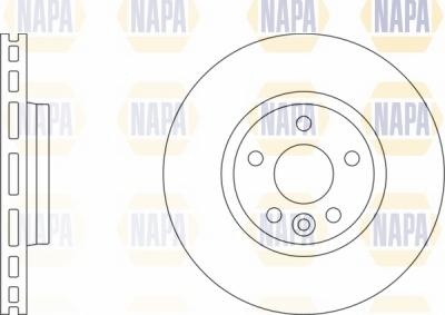 NAPA NBD5554 - Brake Disc autospares.lv