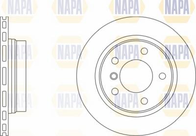 NAPA NBD5518 - Brake Disc autospares.lv