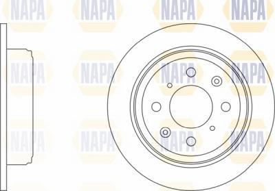 NAPA NBD5585 - Brake Disc autospares.lv