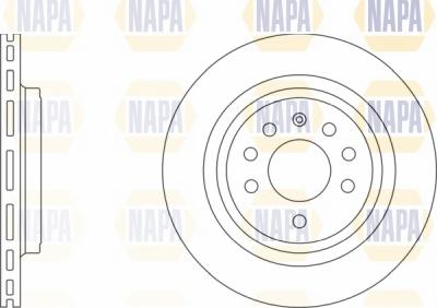 NAPA NBD5586 - Brake Disc autospares.lv