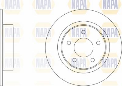 NAPA NBD5530 - Brake Disc autospares.lv