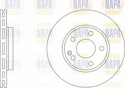 NAPA NBD5533 - Brake Disc autospares.lv