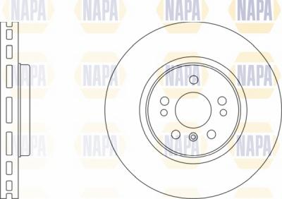 NAPA NBD5524 - Brake Disc autospares.lv