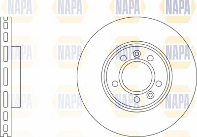 NAPA NBD5521 - Brake Disc autospares.lv