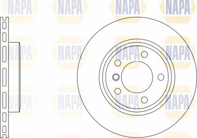 NAPA NBD5570 - Brake Disc autospares.lv
