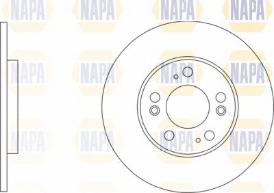 NAPA NBD5648 - Brake Disc autospares.lv