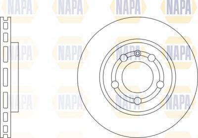 NAPA NBD5605 - Brake Disc autospares.lv