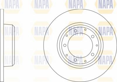 NAPA NBD5613 - Brake Disc autospares.lv