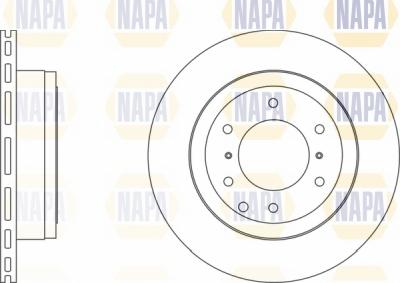 NAPA NBD5630 - Brake Disc autospares.lv