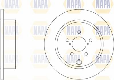 NAPA NBD5631 - Brake Disc autospares.lv