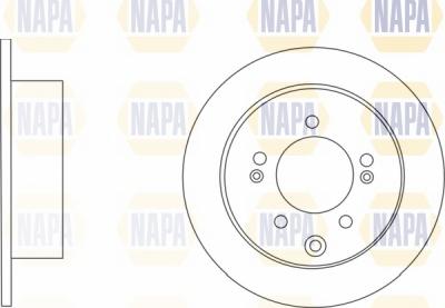 NAPA NBD5632 - Brake Disc autospares.lv