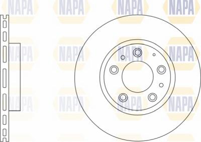 NAPA NBD5621 - Brake Disc autospares.lv