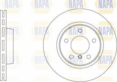 NAPA NBD5099 - Brake Disc autospares.lv