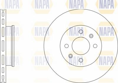 NAPA NBD5063 - Brake Disc autospares.lv