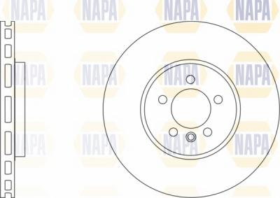 NAPA NBD5194 - Brake Disc autospares.lv