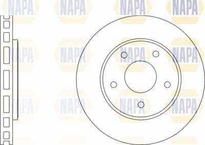 NAPA NBD5197 - Brake Disc autospares.lv