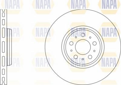 NAPA NBD5140 - Brake Disc autospares.lv