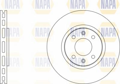 NAPA NBD5155 - Brake Disc autospares.lv