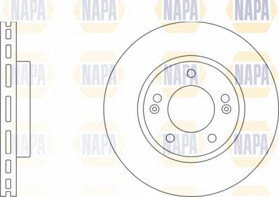 NAPA NBD5152 - Brake Disc autospares.lv