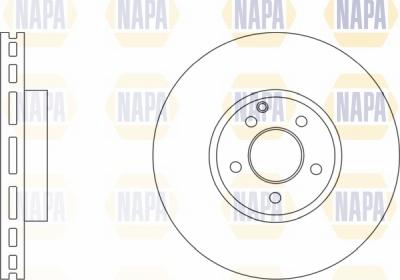 NAPA NBD5116 - Brake Disc autospares.lv