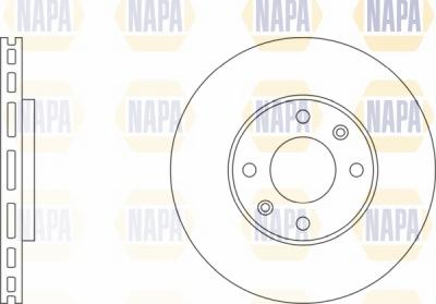 NAPA NBD5185 - Brake Disc autospares.lv