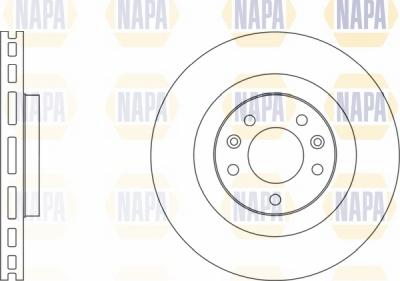 NAPA NBD5126 - Brake Disc autospares.lv