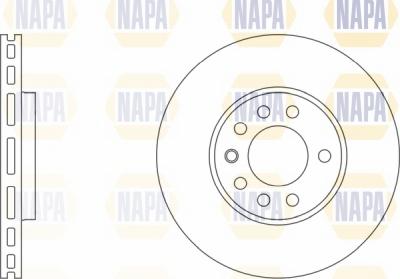 NAPA NBD5170 - Brake Disc autospares.lv