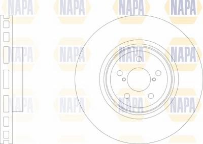 NAPA NBD5868 - Brake Disc autospares.lv