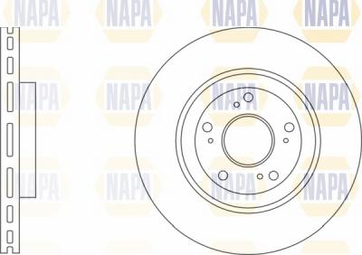 NAPA NBD5816 - Brake Disc autospares.lv